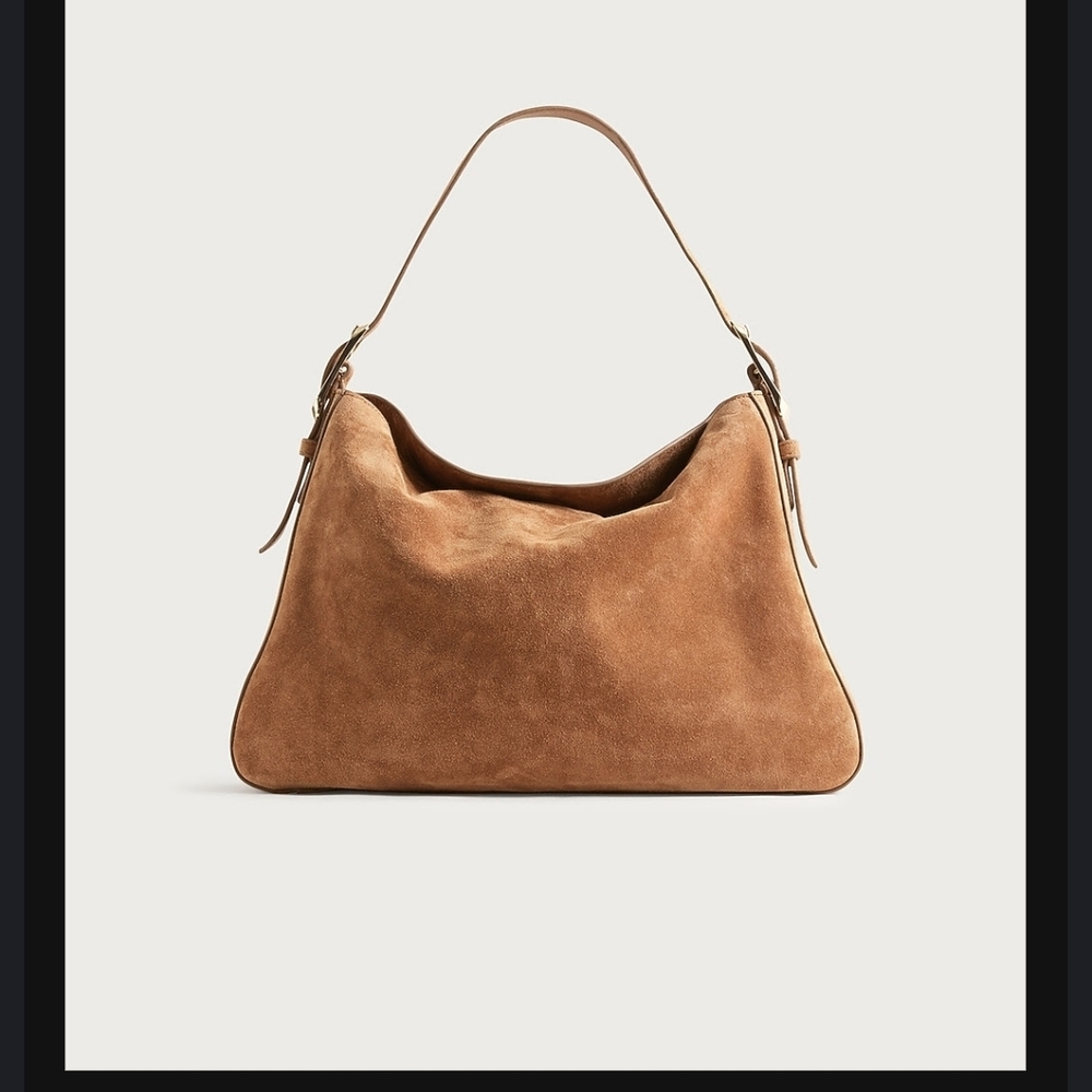 JCrew Berkeley shoulder bag in suede